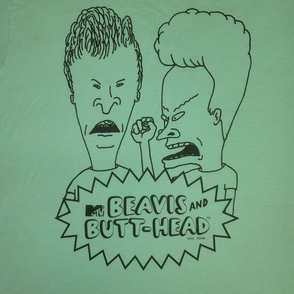 BEAVIS AND BUTT-HEAD MTV T-SHIRT XL SIZE  MIKE JUDGE 2012 - Picture 3 of 11